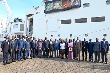 Côte d’Ivoire / Durabilité des Ressources Halieutiques : ouverture à Abidjan de la campagne d’évaluation des stocks halieutiques marquée par la visite du navire Fridtjof Nansen